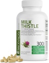 Bronson Milk Thistle 1000 MG Silybum Marianum Antioxidant &amp; Liver Health Support - Non-GMO, 300 cápsulas