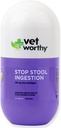 Vet Worthy Stop Stool Ingestion - Coprophagia - Dogs supplement to Prevent Stool Eating - Dog supplement with Yucca Schidigera, Parsley Leaf, Chamomile, Thiamine - Liver Flavor, 120 Chewable Tablets