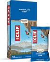 CLIF BARS - Energy Bars - Chocolate Chip - Made with Organic Oats - Plant Based Food - Vegetarian - Kosher (2.4 Ounce Protein Bars, 12 Count) Packaging May Vary