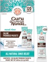 GuruNanda PreMixed Saline Packets for Nasal Rinse (120 count), All Natural Sinus Rinse Packets to help with Allergies ' Congestion Relief, 0.08oz each