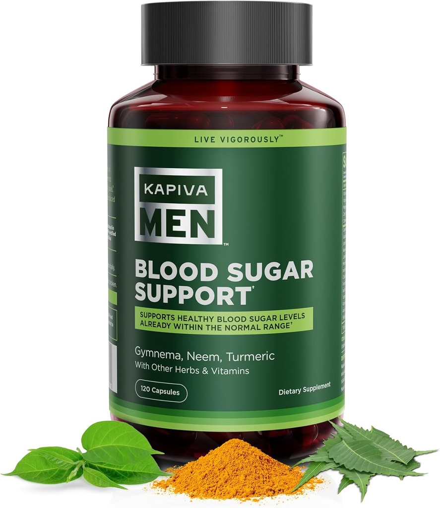 Implementació d'en Sugar de sang suplementari amb Gymnema, Neem, Tuurmeric, i altres Herbs i vitamines, suport a nivell de sang normal, 60 dies, 120 Capsule