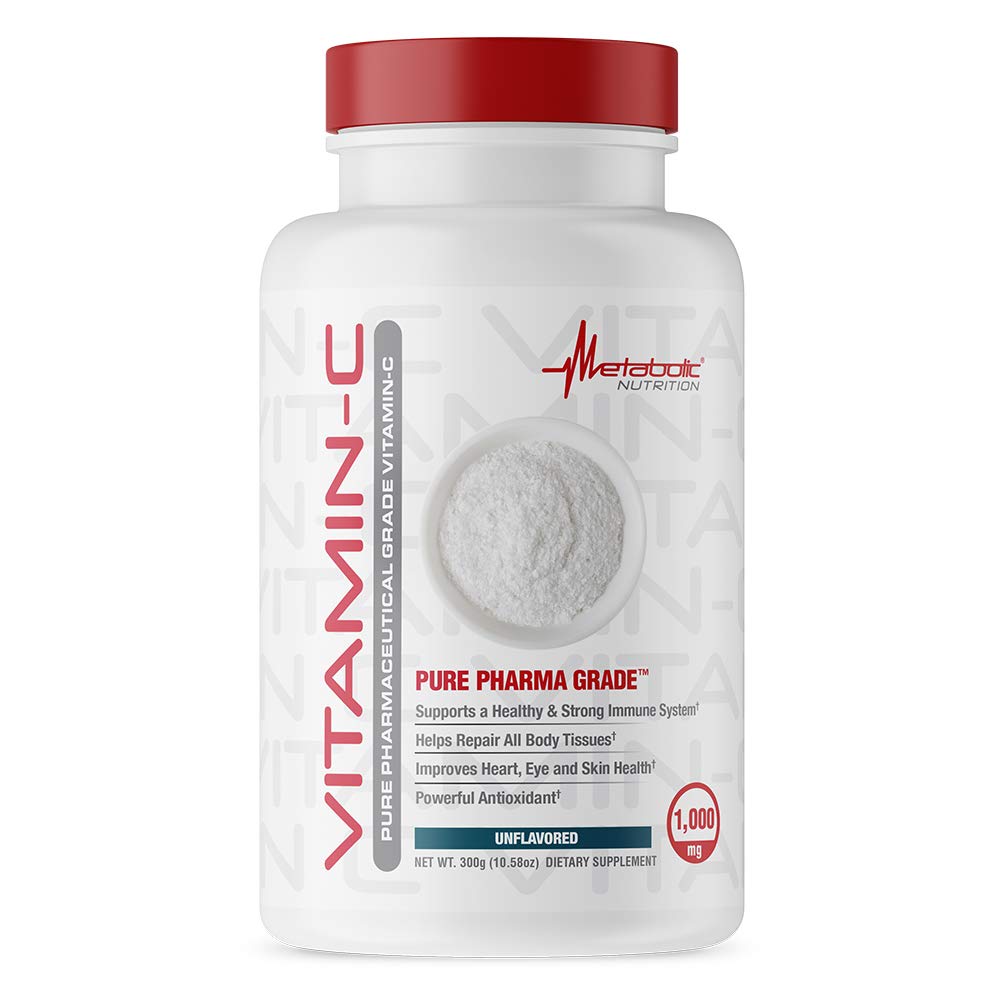 Metabolic Nutrition Vitamin C, 1000mg, Pure Pharma Grade, High Absorption Ascorbic Acid (300 g)