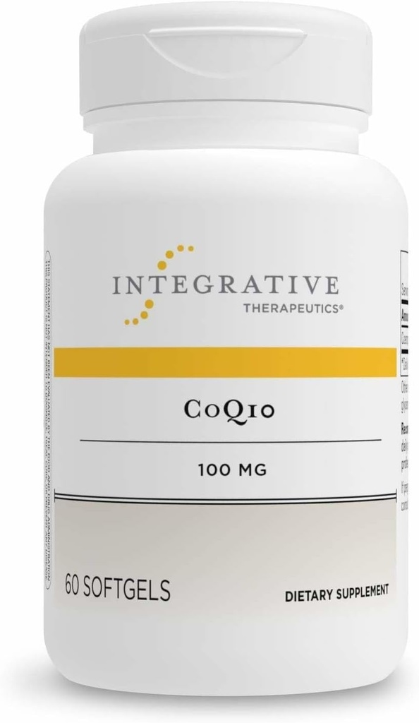 Integrative Therapeutics CoQ10 (100mg) - Cellular Energy, Heart & Brain Health Support Supplement for Surfevers * - 60 Softgels (60 Servings)