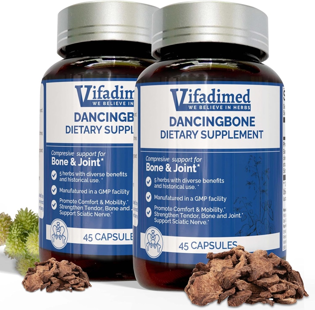 Herbal Joint Support for Men and Women,Sciatic Nerve, Blood Circlation for Legs,Knee,Back & Joint Health,Comfort,Mobility, 90 Capsules