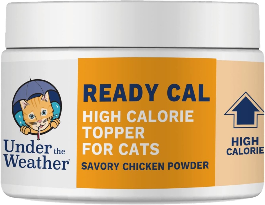 Під час Погода Готовий Кал порошок для котів High-Calorie, Weight Gainer, Appetite Stimulant, Energy Booster Pet Supplement 8 Ounces