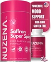 Nuzena Saffron Extract Supplementary 124; 88.5mg per Serving Supplementary 124; Mood Enhancer CLAS124; Vegan CLAS124; Non- GMO CLAS124; Čisté Saffron doplňky pro oči, paměť a Mood Support CLAS124; Balení 60 (Serving Size: 1 Capsule)