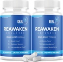Reawaken Brain Boost Supplement för Memory Advanced Formel (2 Pack - 120 kapslar)