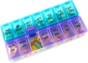 MEDCA Weekly Pill Organizer, Twice-a-Day, 1 Pill Organizer