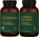 Global Healing Center - Oxy- Powder & Candida Cleanse Kit - Colon Cleanser dan Detoksifikasi Alam Candida Cleanse