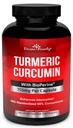 Turmeric Curcumin with BioPerine Black Pepper Extract - 755mg per Capsule, 120 Veg. Capsules - GMO Free Tumeric, Standardized to 95% Curcuminoids for Maximum Potency