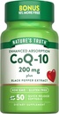 Nature's Truth CoQ10 200mg Softgels ... 50 Count...