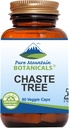 Pure Mountain Botanicals Chaste Tree Berry Capsules - Kosher Vegan Caps med 400mg Organic Vitex Chasteberry Supplement