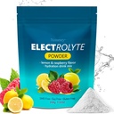 Hydration Electrolyte Powder, Keto & No Sugar - High Potassium (1000mg) mit Lemon Raspberry Flavored - Zero Calorie Sugar Free Electrolyte Powder, Non-GMO 32 Servis