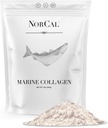 Norcal Marine kolagēns - 12oz Marine kolagēns peptīdi pulveris      ) Augsts proteīns, Zero tauku / Cugars / Carb    ) āda, mati, nagu un locītavu veselība ] Zems metāli, ASV GMP Sertificēts