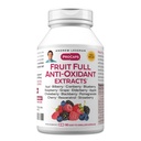 ANDREW LESSMAN Fruit Full Anti-Oxidant Extracts 60 Capsules - 14 Natural Fruit and Berry Extracts. Bilberry, Cranberry, Grape Seed, Pomegranate, Resveratrol, and More. Easy to Swallow Capsules