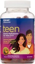 GNC Milestones Teen Gummy Multivitamina para adolescentes 12-17, 120 Gummies, apoio inmune, produción de enerxía e saúde global