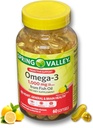 Omega 3 1000mg- Fish Oil 60 softgels (Pack of 1)