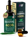 คลอโรฟิลล์ ของเหลวลดลง 6000 mg - premium clorophil Supplement - All-in-An Antooxidant for Imumun Boost, การเพิ่มพลังงาน, digestsion รองรับและด่วน Detox - Not-GMO, เวก้า