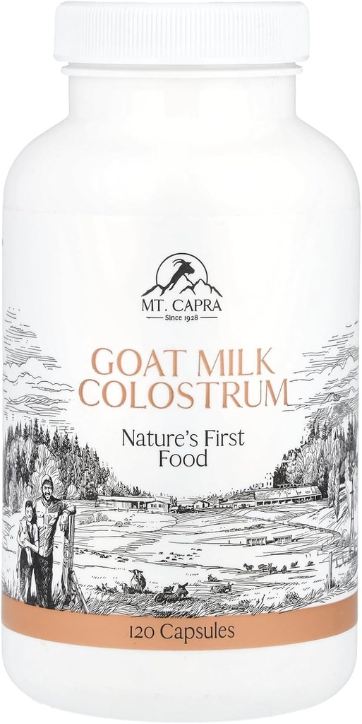 Capra Colostrum - 120 캡슐의 Mt. Capra