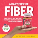 Sugar Free Prebiotic Fiber Grumets per a nens adults i adults de Berry Flavor suplementaris per a Dones Homes, Daily Digestive Regularity 60 comte (Pack of 1)