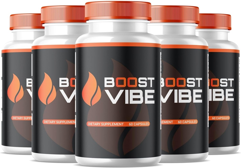SPRESSO (5 paketov) Boost Vibe kapsule, Uradni Boost Vibe dodatek, Vse naravne Vibe tablete, Premium Boost Vibe za podporo zdravje moških in Wellness, Premium Boost Vibe (300 kapsul)