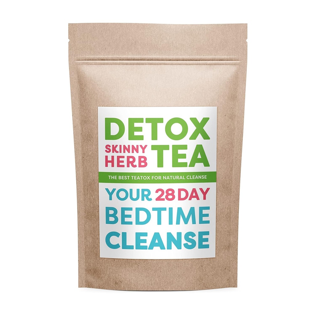 28 일 Bedtime Cleanse : Detox 스키니 허브 - 효과적인 Detox 차, 지원 Cleanse, 100 % 천연