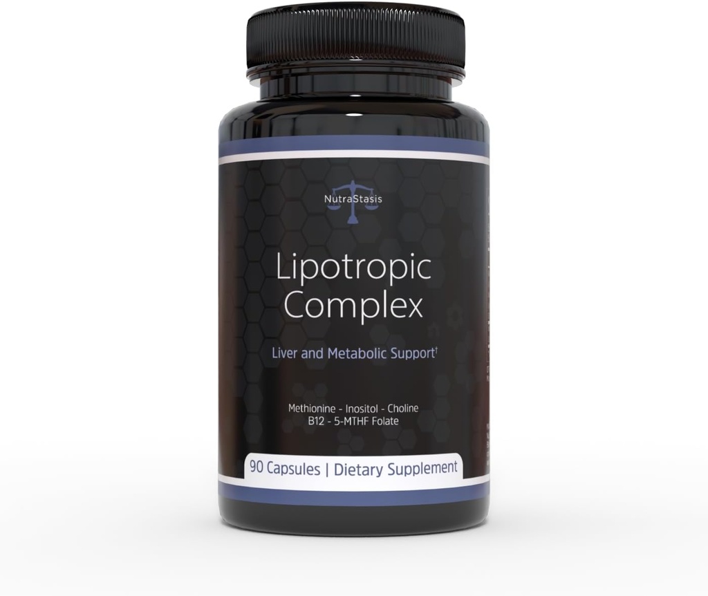 Lipotropic Kompleksi MIC B12 - Metilated B12, B9, Inositol Choline Methionine - Liver Support & Detox, Metabolism Support, Kilo qazanmaq, Hormon Balance