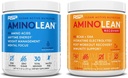 RSP NUTRITION AminoLean Pre Workout Energy (Blue Raspberry 30 Servings) con AminoLean Recovery Post Boost (Blood Orange 30 Serving)