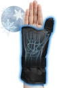 Wrist Ice Pack Wrap, Gel Kompresjonsstøtte, Fleksibel Hot & Cold Brace for håndskader Reusable, Rheumatoid, Tendinitt, Svelging, Karpaltunnel, Artritt, Kald pakke for smerte og muskelterapi