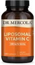 Dr Mercola Liposomal Vitamin C - Brain, Heart, Eye & Immune Support - Ger 1000 mg Bioavailable Vitamin C - Non-GMO, Gluten-Free & Soy-Free - 180 kapslar (90 portioner)