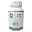 Ground Level Restful Sleep w/Magnesium and Advanced Sleep Blend | Advanced Sleep Blend, 200mg Magnesium and L-Theanine, Melatonin, Chamomile, Lemon Balm, Passionflower and Valerian Root