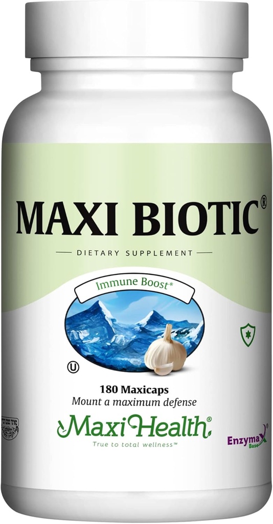 Maxi Health - Maxi Biotic Aged Knoflook Extract Capsules (180 Tel.)