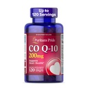 Puritan's Pride Coenzyme CoQ10 200mg, Dietary Supplement for Heart Health, Blood Pressure, Oral Gum Health, and Healthy Aging Support, 120 Servings, Rapid Release Softgels