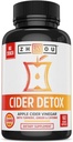 Zhou Cider Detox - Apple Cider Vinegar Capsules with Mother, Raw Natural ACV Pills for Women " Men, Herbal Complex supplement with Turmeric " Cayenne Pepper - 60 Vegan Capsules