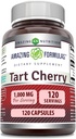 令人惊奇的方程式 Tart Cherry 提取补充 = 1000 Mg / service = | Capsules =  Non Non-GMO = | Gluten-free = |在美國製造(1 Pack, 120 Counter)