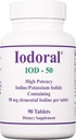 Optimox Iodoral 50 mg Supplement - Potassium Iodide Tablets, High Potency Iodine Supplements, Thyroid Support, Vitamins & Minerals - 90 Count