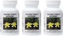 La Suprema Nutrició Goldal Fil, 60 Pure Coptis Chinsis Vegetanrian Capsules AKE Tres paquet