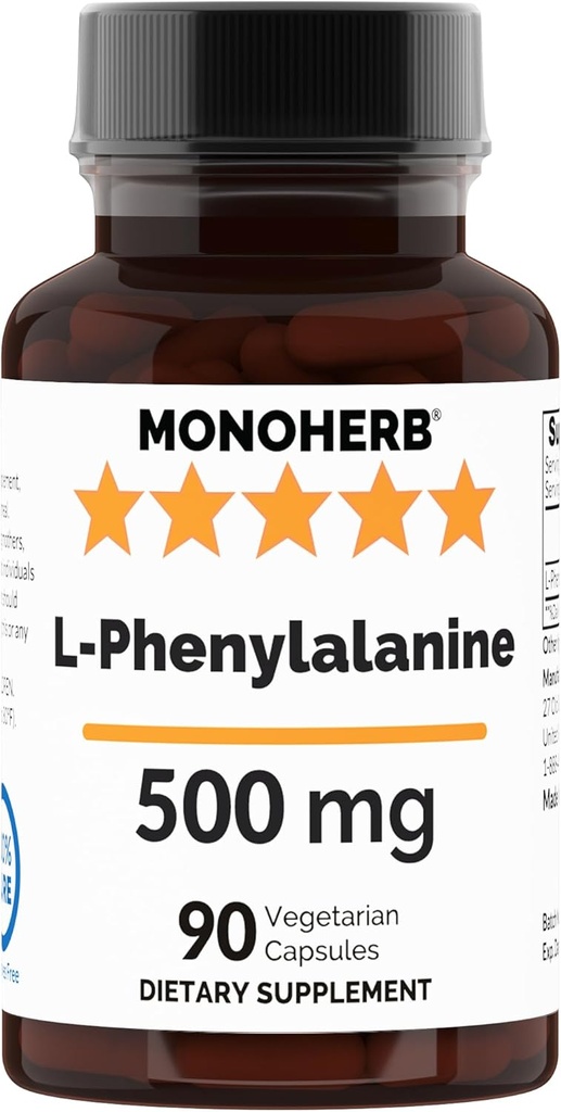 MONOHERB L- fenilalanin 500 mg kapszula - 90 Veg kapszula