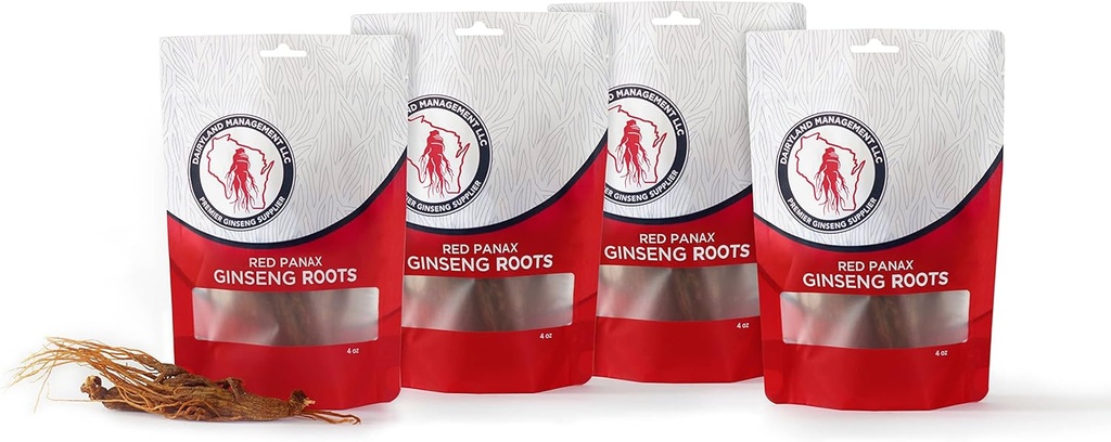 Dairyland Management LLC 16 oz Packung koreanischen Panax Ginseng Root - Authentic Panax Ginseng - Non-GMO, Gluten Free Ginseng Root - Verwenden Sie Ginseng in Suppe, Tee, Congee
