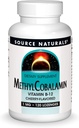 Source Naturelles MéthylCobalamine Vitmain B-12 Arômes cerises, 1 mg - 120 Lozenges