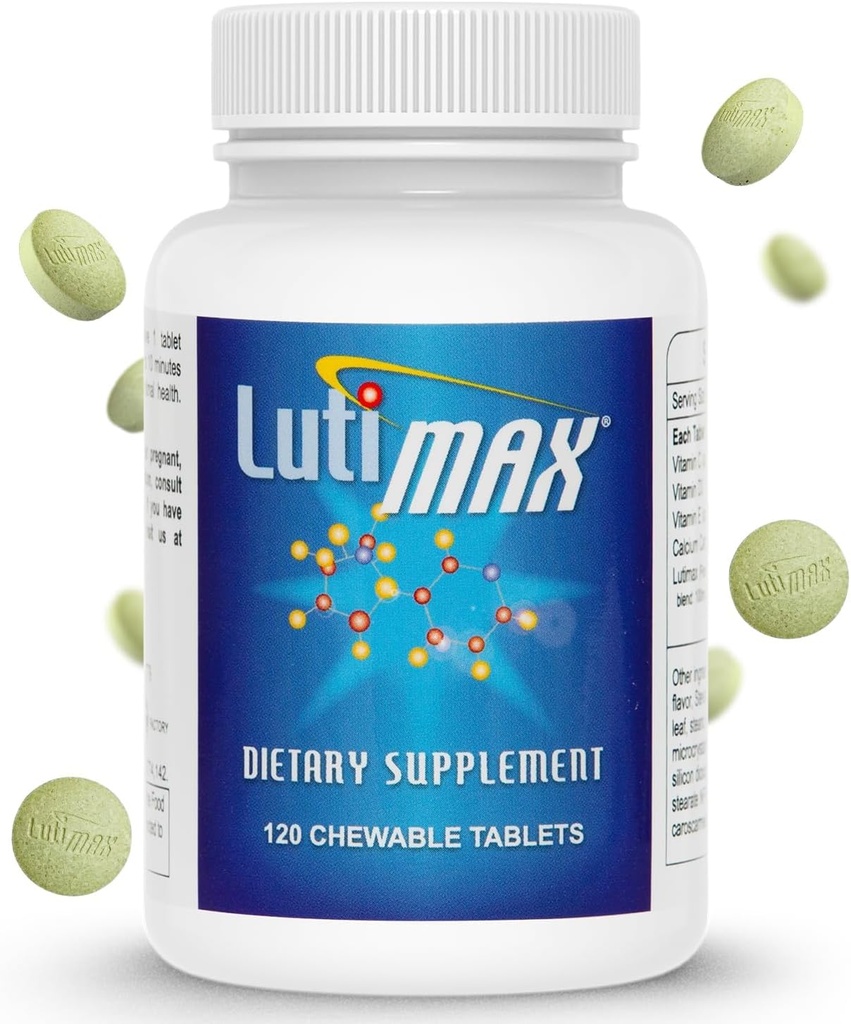 Lutimax Luteolin Complex w/Rutin - Immununterstützung Gehirn-Ergänzungen - Bioflavonoide w/Vitamin C, D & E für Gelenke, Muskeln und Ernährungsfragen - Antioxidantien-Ergänzung w/Immune-Unterstützung - 120 Tabletten