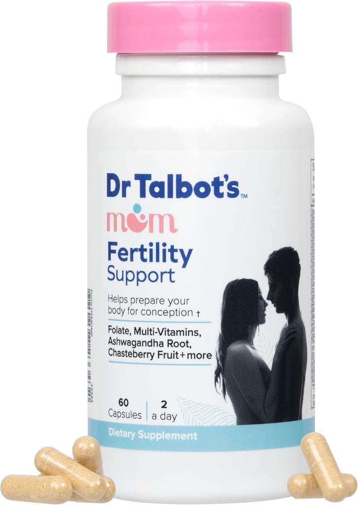 Д-р Talbot's Mom Fortility Support Multi-Vitamins - Помощи Ovulation and Preparations Body for Conception - 60 капсули