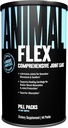 动物 Flex - Glucosamine Chondroitin 与Turmeric、MSM、Boswellia 抗癌药、联合健康、肌肉、背部、膝盖、肩部和Hip44包的男女联合补充剂