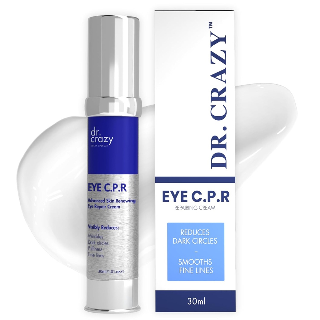 Eye CPR Advanced Repairing treatment for Dark Circles, Puffiness & Bags Under Eyes – Retinol & Caffeine powered 30ml