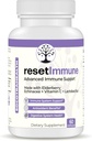 איפוס Immune - Advanced Immune Support - עם Elderberry, Echinacea, ויטמין C, Lactobacillus - 60 קפסולות טבעוניות