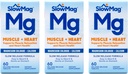 Slow-Mag Magnesium Chloride with Calcium, Tablets, 60 Tablets (Pack of 3) Fxi&Ui
