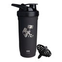 Smartshake DC COMICS Reforce Stainless Steel Protein Shaker Bottle 900 ml | 30 oz - Leakproof Screw-on Lid - BPA Free – Unisex - Non Insulated - Harley Quinn Logo