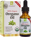 Oregano Oil Organic Liquid Drops - 100% Pure & Undiluted - USDA-Certified Organic (1 oz) 75% Carvacrol - Crecente en España - Suplemento de soporte inmune con aceite de Oregano.