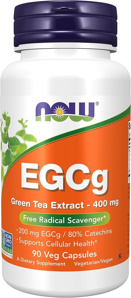 Dabar papildai, EGCg Žalioji arbata ekstraktas 400 mg, Laisvas Radikalus Scavenger *, 90 Veg kapsulės