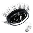 Làm rung chuyển 16mm Gossamer Eyelash mở rộng lại, Black, DY giả tạo để nhìn tự nhiên